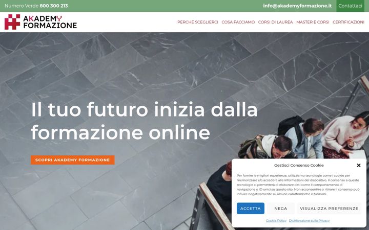 Screenshot of akademyformazione.it