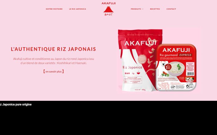 Ekrānuzņēmums no akafuji.fr