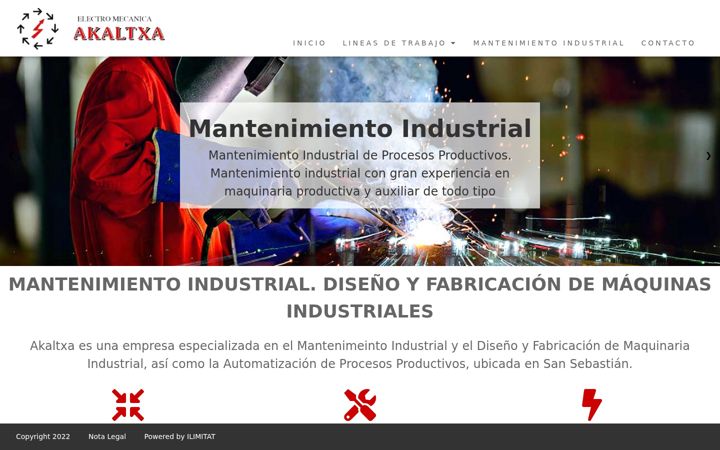 Screenshot of akaltxa.com
