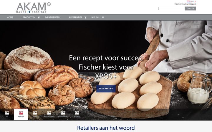 Screenshot of akam.nl
