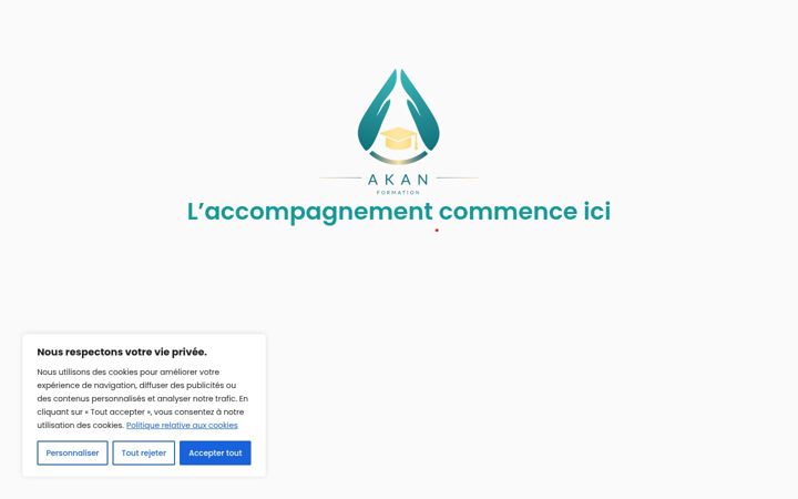 Capture d'écran de akan-formation.fr