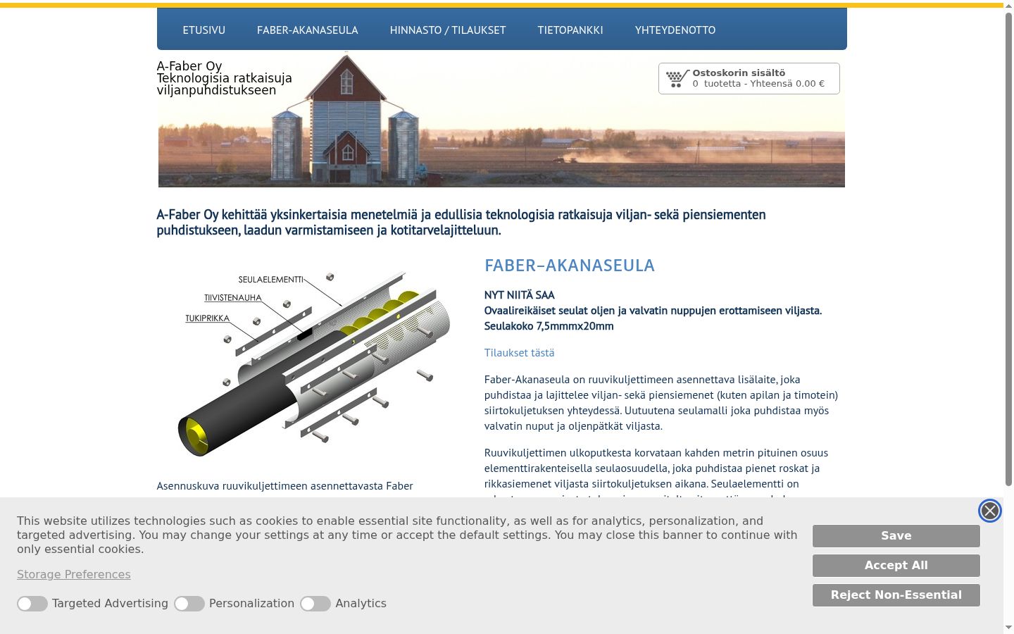 Sutikimo reklamjuostės, rodytos prieš bet kokią sąveiką, ekrano kopija