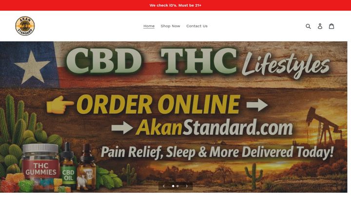 Screenshot of akanstandard.com