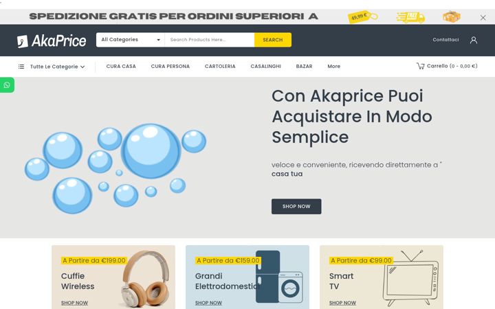 Screenshot of akaprice.com