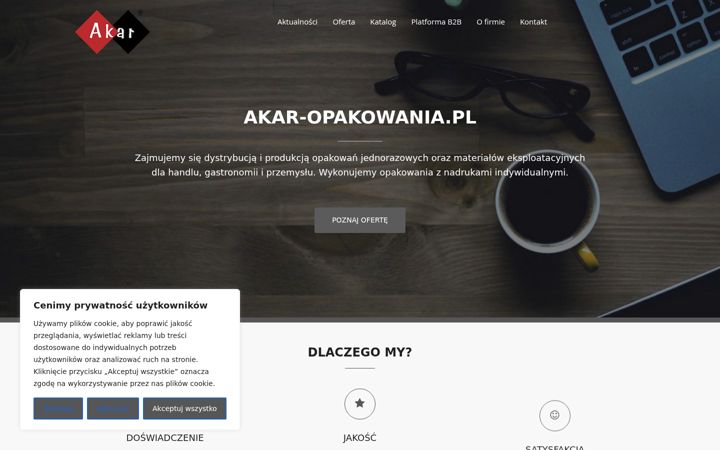 Ekrano kopija akar-opakowania.pl