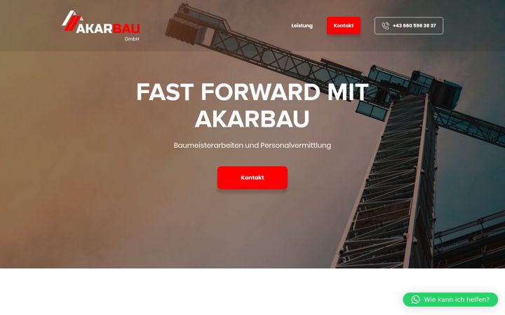 Screenshot of akarbau.at