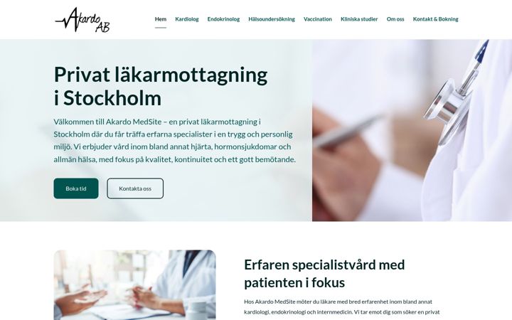 akardomedsite.se