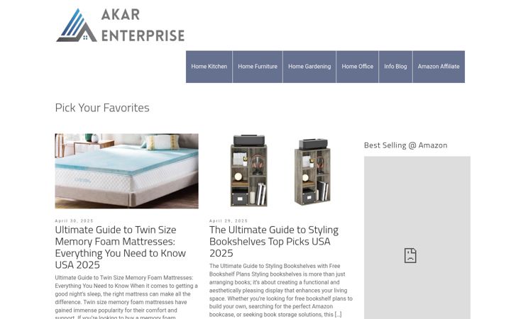 Screenshot of akarenterprise.com