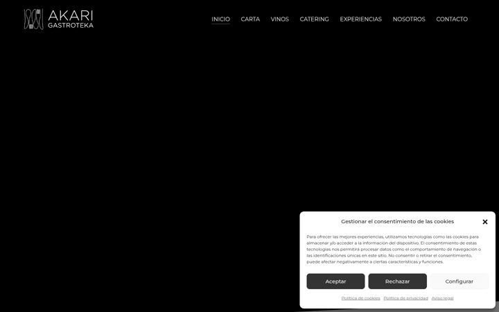 Screenshot of akarigastroteka.es