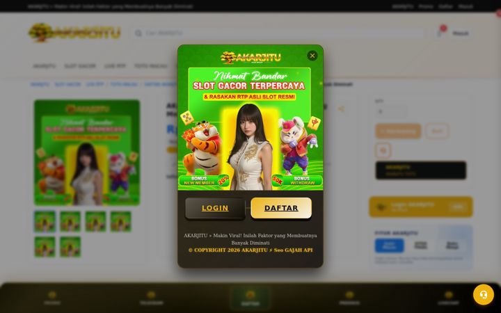 Screenshot of akarjitu.com