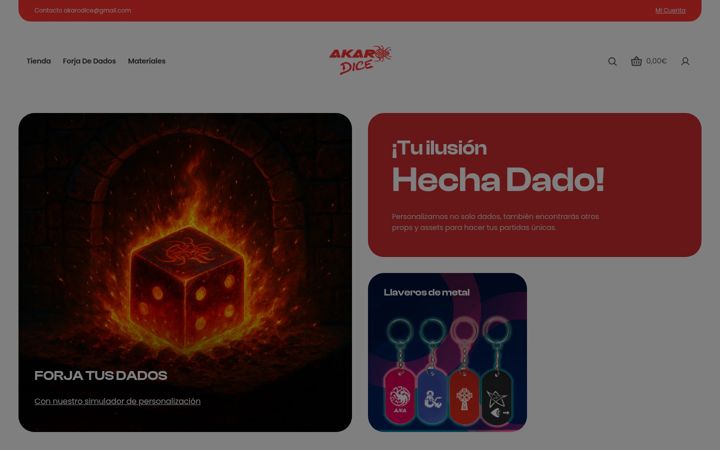 Screenshot του akarodice.com