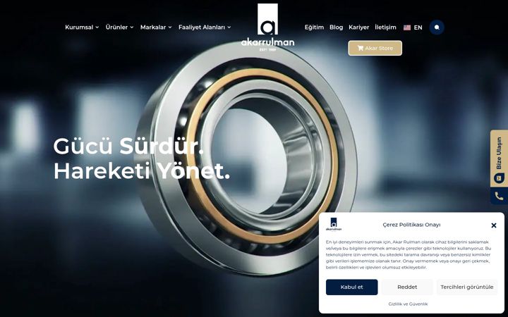 Screenshot of akarrulman.com.tr
