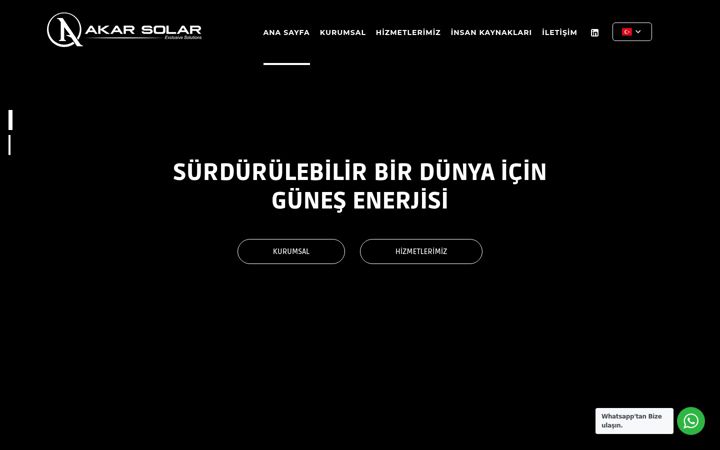 Screenshot of akarsolar.com.tr