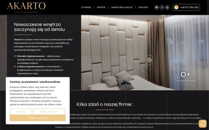 Screenshot of akarto.pl