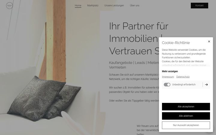 Screenshot of akasaground.de