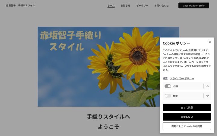 Screenshot of akasaka-teori-style.com