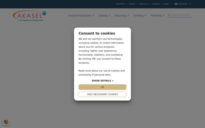 Screenshot of akasel.com