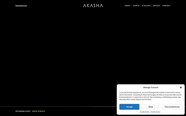 Ekrano kopija akashaibiza.com