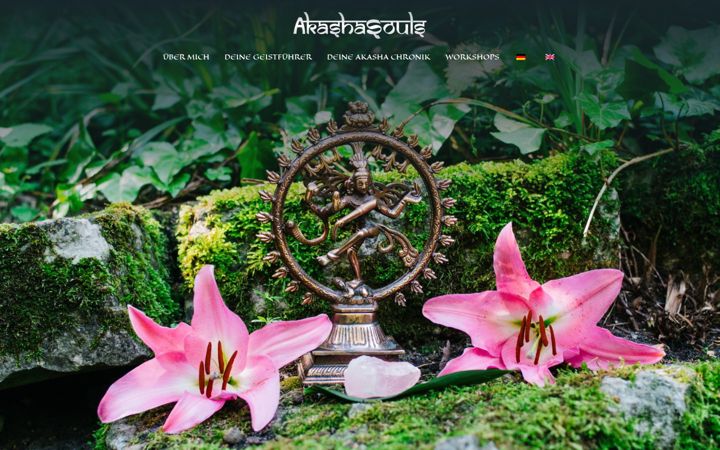 Ekrano kopija akashasouls.com