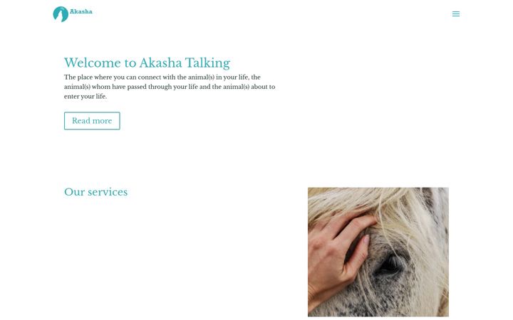 Screenshot of akashatalking.com
