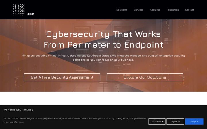 Screenshot of akat-t.com