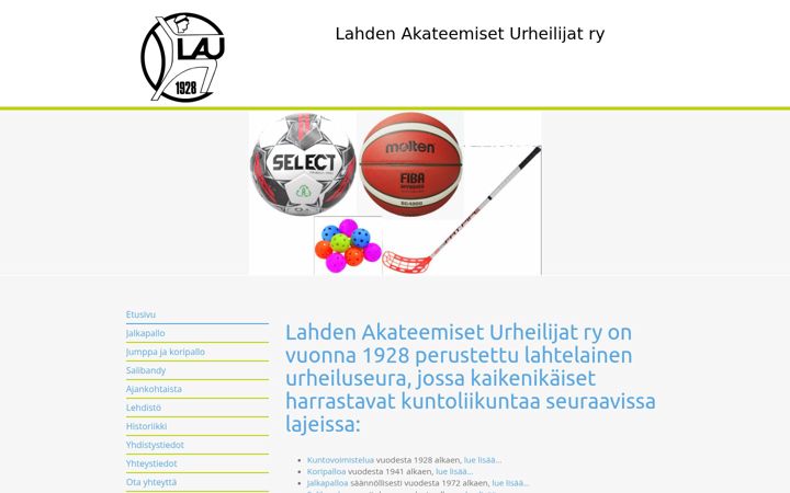 Screenshot of akateemiseturheilijat.com