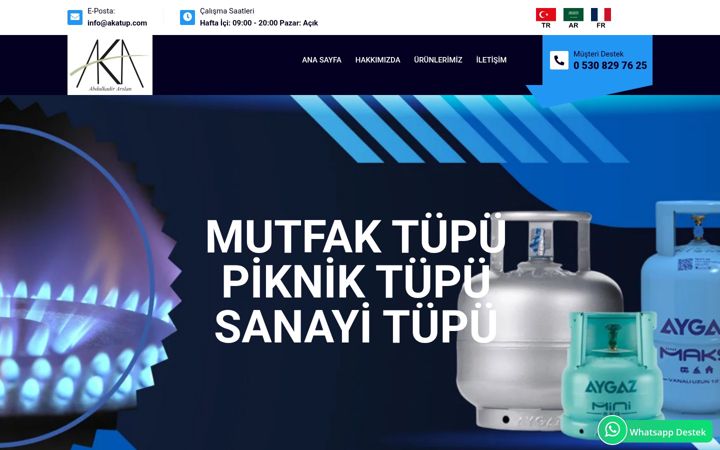 Screenshot of akatup.com