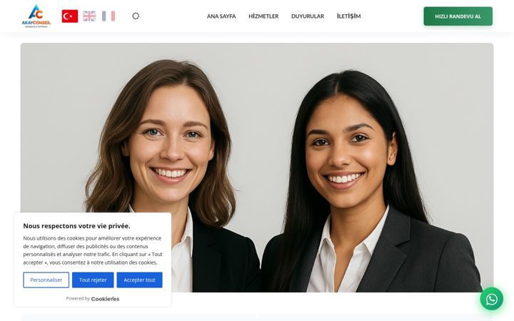 Screenshot of akayconseil.com