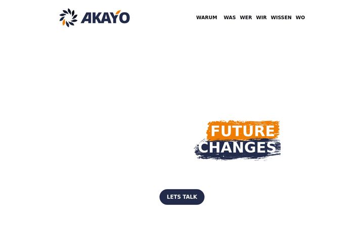 Screenshot van akayo.de