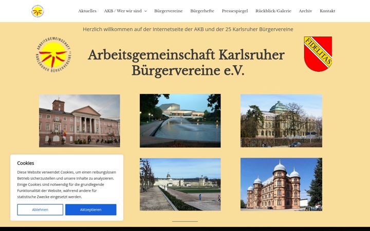 Zrzut ekranu akb-karlsruhe.de