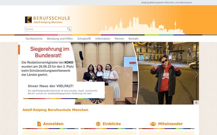 Screenshot of akb-muenchen.de