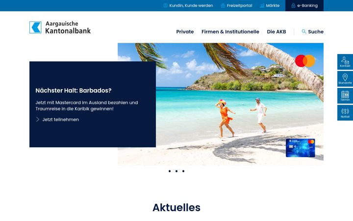 Screenshot of akb.ch