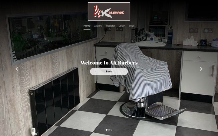 Screenshot of akbarbershextable.com