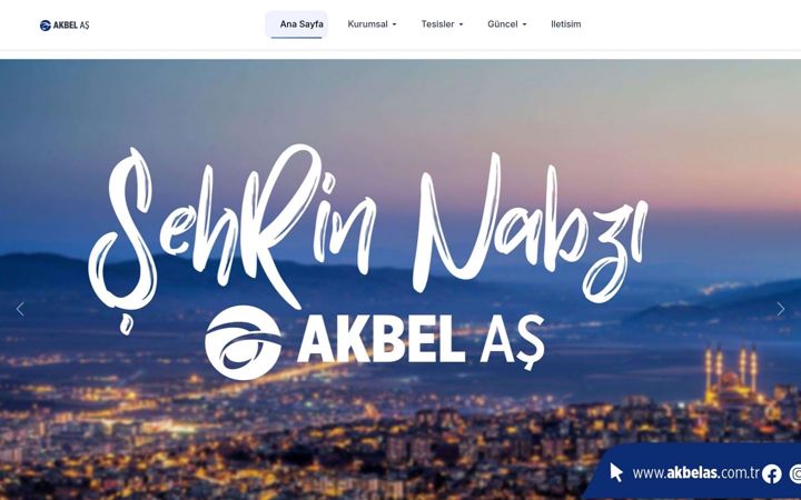 Screenshot van akbelas.com.tr