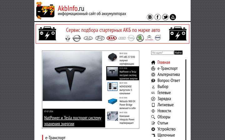 Screenshot of akbinfo.ru