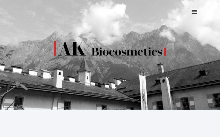 Screenshot of akbiocosmetics.com