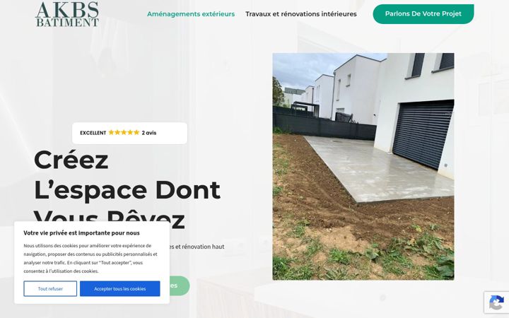 Screenshot of akbs-batiment.fr