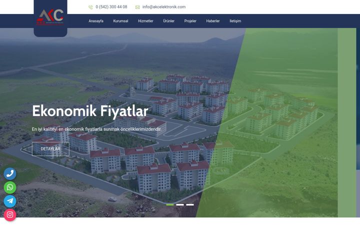Screenshot of akcelektronik.com
