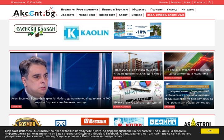 Screenshot of akcent.bg