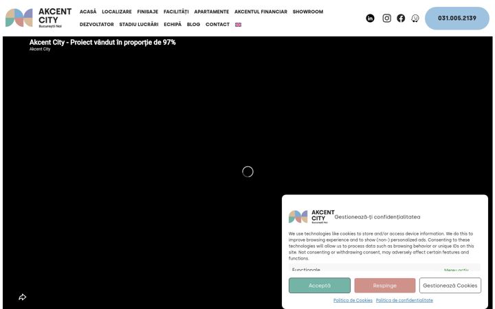 Screenshot of akcentcity.ro