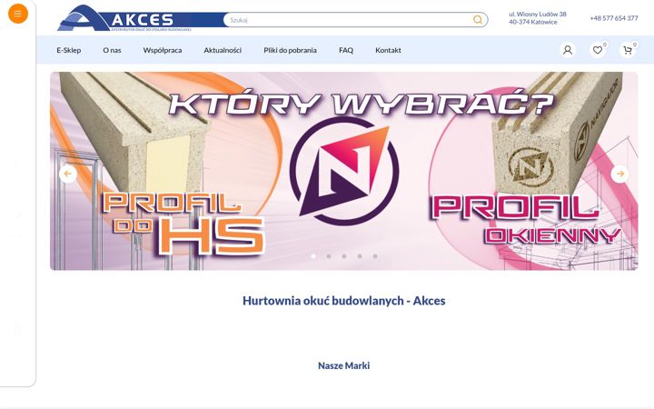 Screenshot of akcesokucia.pl