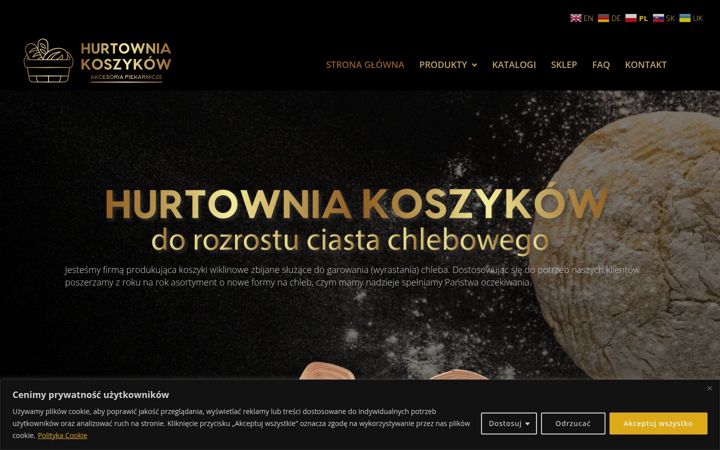 Ekraanipilt saidist akcesoriapiekarnicze.eu