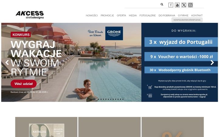 Screenshot of akcess.com.pl
