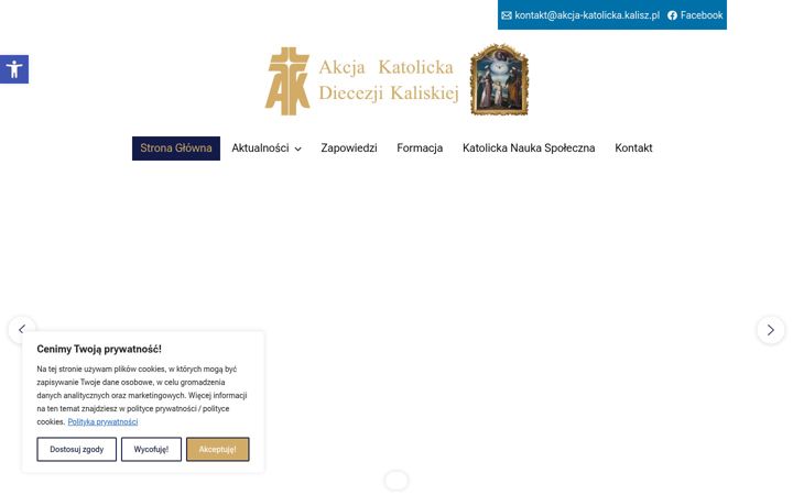 Screenshot of akcja-katolicka.kalisz.pl