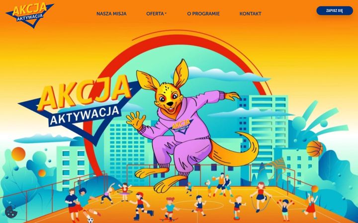 Ekraanipilt saidist akcjaaktywacja.pl