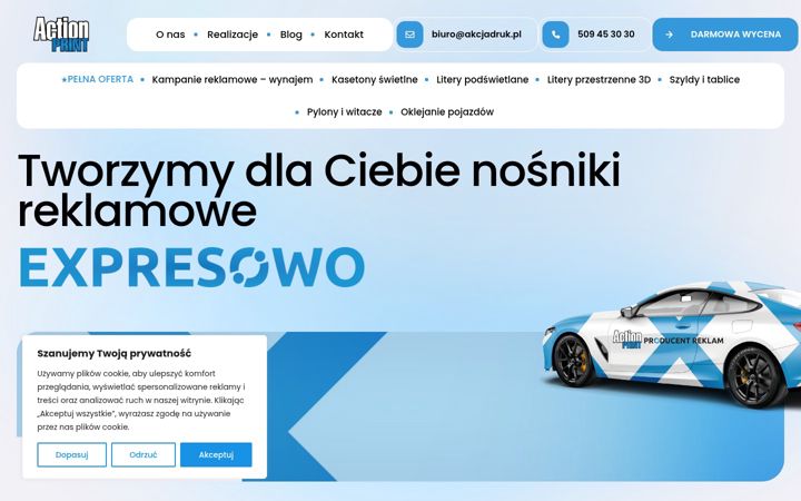 Screenshot of akcjadruk.pl