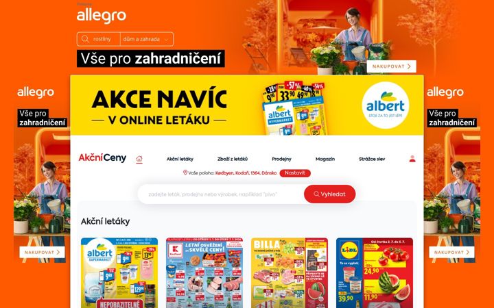 Screenshot of akcniceny.cz