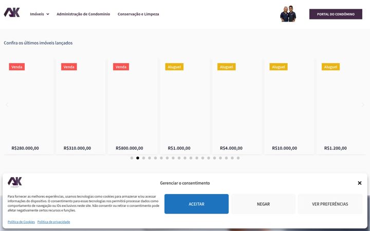 Screenshot of akconcept.com.br