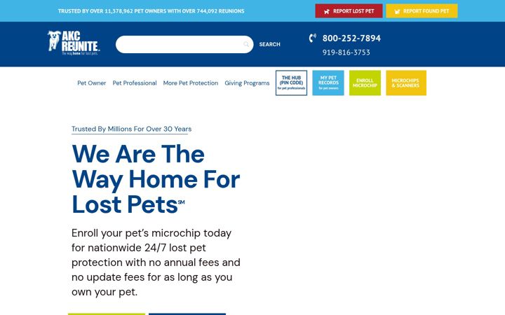Screenshot of akcreunite.org