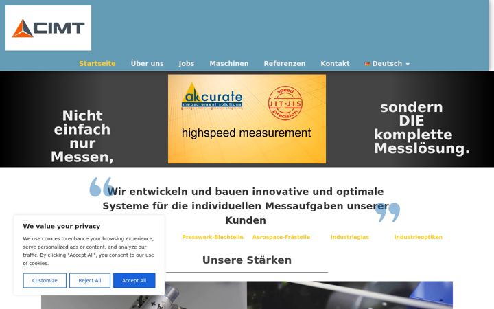 Screenshot of akcurate.de